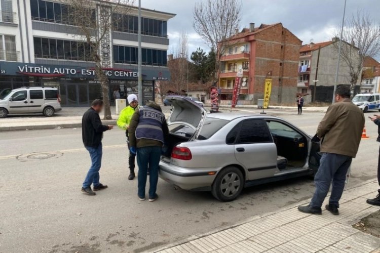 &Ccedil;orum polisinden 'şok' denetim