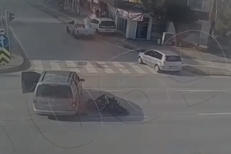 Bursa'daki feci kaza anı kamerada!
