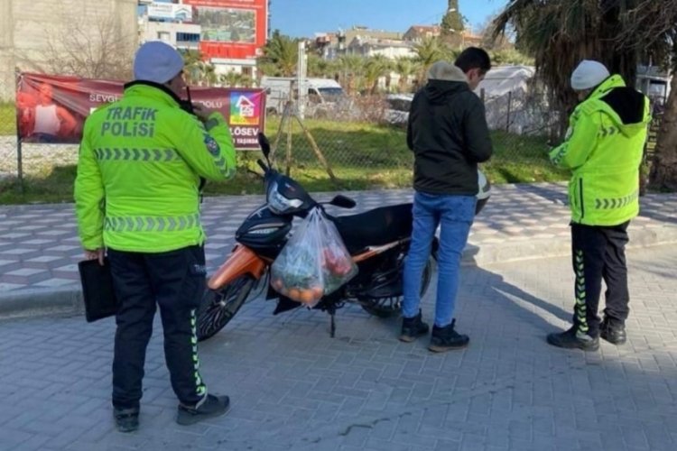 Manisa'da 21 motosiklet trafikten men edildi