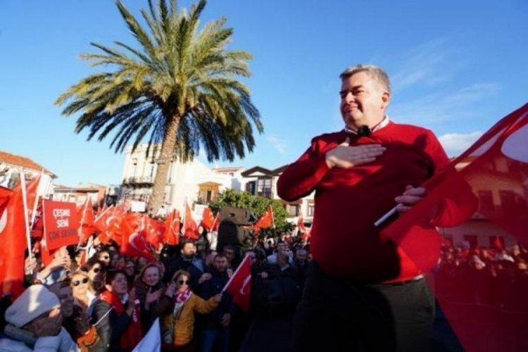 CHP'nin aday g&ouml;stermediği belediye başkanından miting!