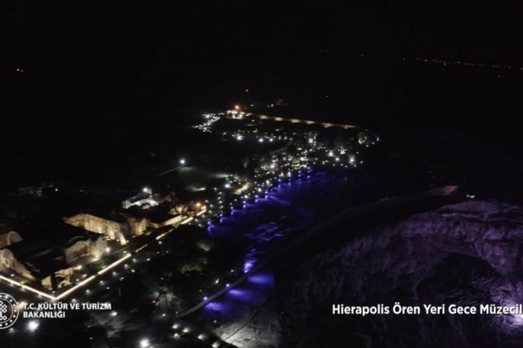 Denizli'de Hierapolis Antik Kenti, gece m&uuml;zeciliği i&ccedil;in geri sayım başladı