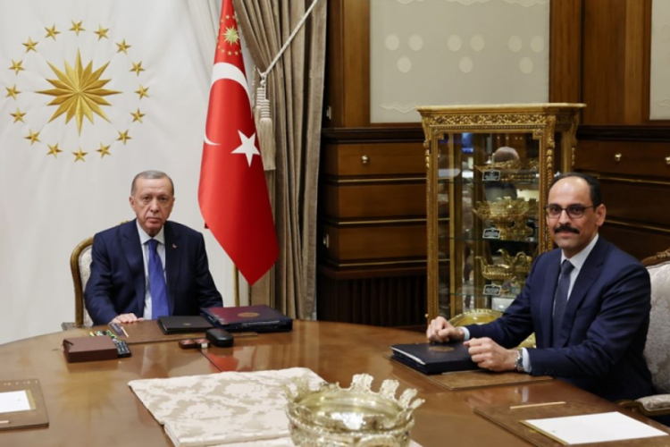 Cumhurbaşkanı Erdoğan, MİT Başkanı İbrahim Kalın'ı ağırladı