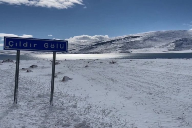 Ardahan donuyor! &Ccedil;ıldır eksi 33 derece