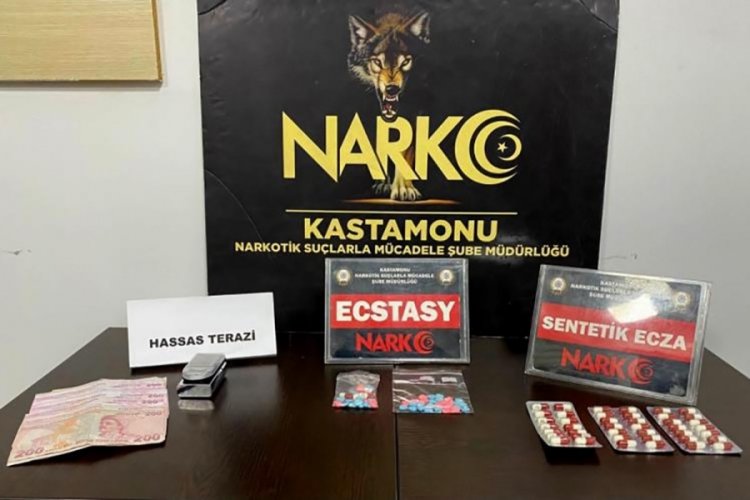 Kastamonu'da yasaklı madde ile yakalandı! Tutuklandı