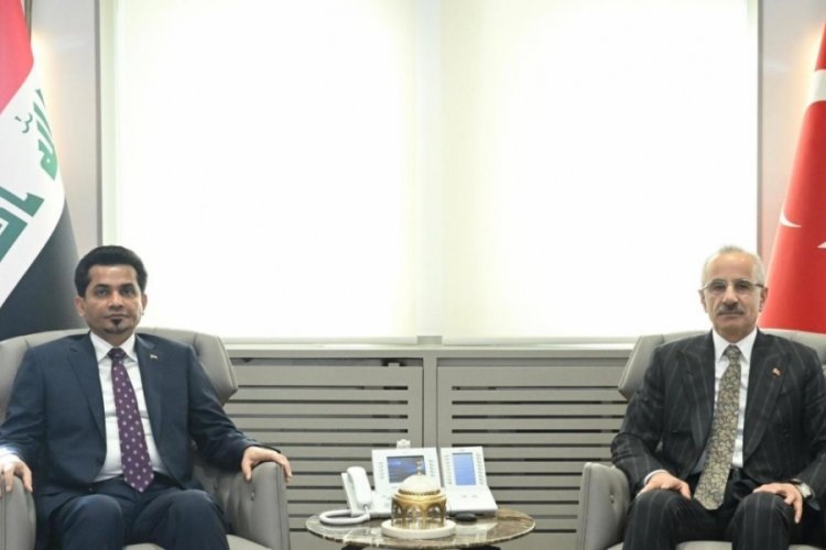 Bakan Uraloğlu Iraklı mevkidaşıyla "Kalkınma Yolu"nu g&ouml;r&uuml;şt&uuml;