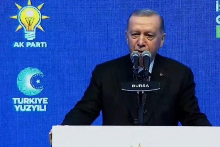Cumhurbaşkanı Erdoğan: Bursa için gece gündüz çalıştık
