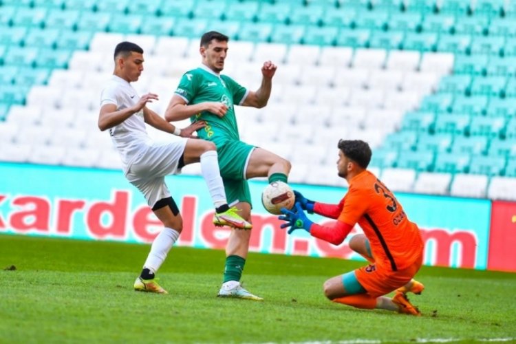 Bursaspor galibiyete hasret kaldı