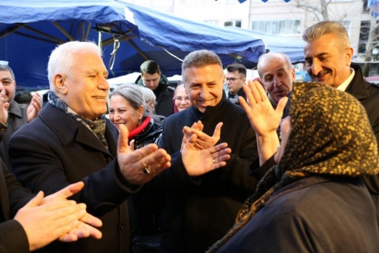 Mustafa Bozbey se&ccedil;im &ccedil;alışmalarını aralıksız s&uuml;rd&uuml;r&uuml;yor