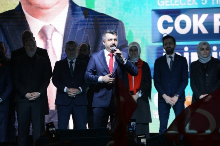 Yıldırım'da Başkan Oktay Yılmaz'a coşkulu karşılama