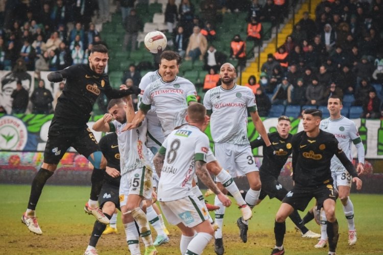 &Ccedil;aykur Rizespor - Konyaspor ma&ccedil;ından gol sesi &ccedil;ıkmadı