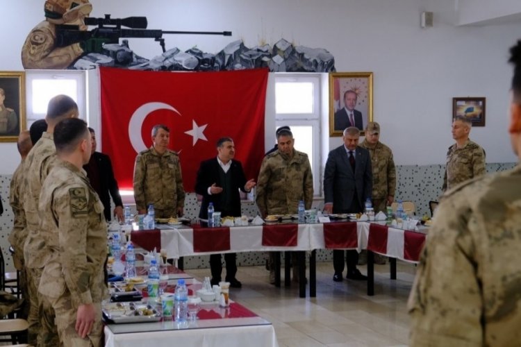Şırnak Valisi Atay, Mehmet&ccedil;ik ile bir araya geldi