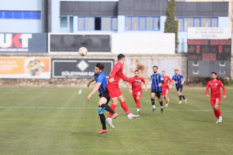 Karacabey Belediyespor - Serik Belediyespor ile 1-1 berabere kaldı