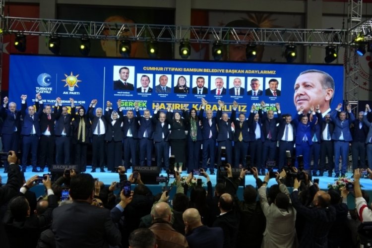 Samsun'da Cumhur İttifakı adayları tanıtıldı