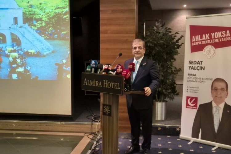 YRP Bursa B&uuml;y&uuml;kşehir Belediye Başkan adayı Yal&ccedil;ın se&ccedil;im vaatlerini anlattı