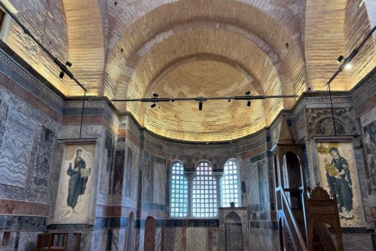 Restorasyonu tamamlanan Kariye Camii'nin ibadete a&ccedil;ılacağı tarih belli oldu