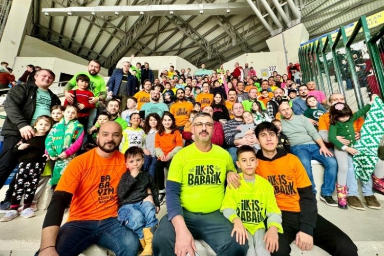 BUBA babalar ve &ccedil;ocukları Bursaspor ma&ccedil;ına g&ouml;t&uuml;rd&uuml;