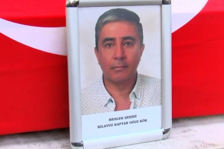 Kılavuz Kaptan Oğuz K&ouml;k son yolculuğuna uğurlandı