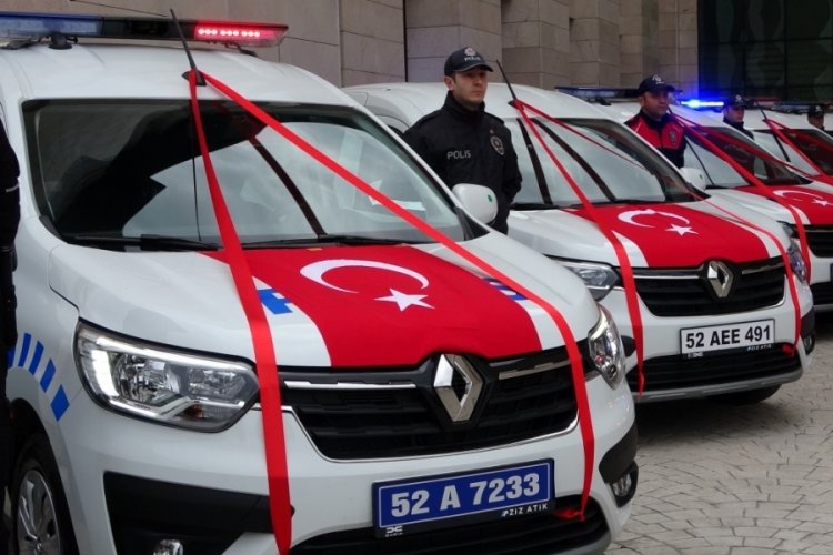 Ordu emniyetinin ara&ccedil; filosu g&uuml;&ccedil;lendi
