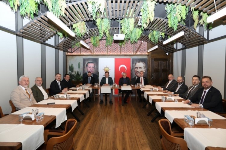 AK Parti Bursa İneg&ouml;l'de aday adaylarından birlik beraberlik mesajı