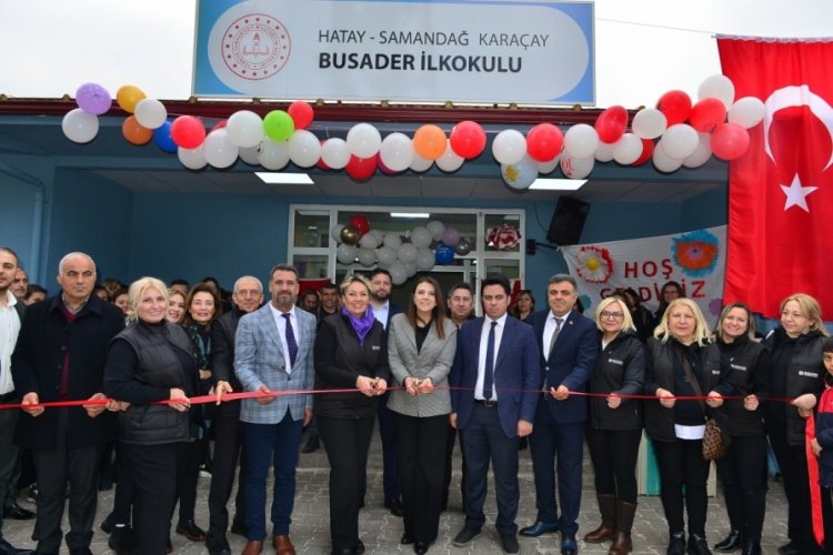 BUSADER İlkokulu Hatay Samandağ'da açıldı