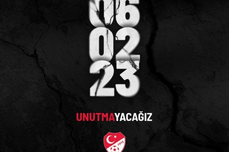 T&uuml;rkiye Futbol Federasyonu'ndan 6 Şubat paylaşımı