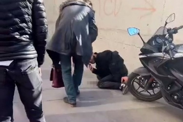 &Ccedil;ağlayan'daki saldırı girişiminde yaralıya vatandaşlar b&ouml;yle m&uuml;dahale etti