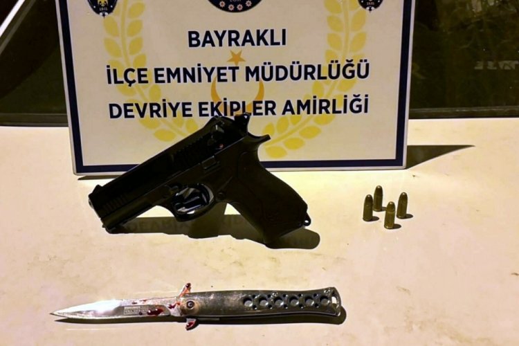 İzmir'de arkadaşını yaralayıp kendini ihbar etti