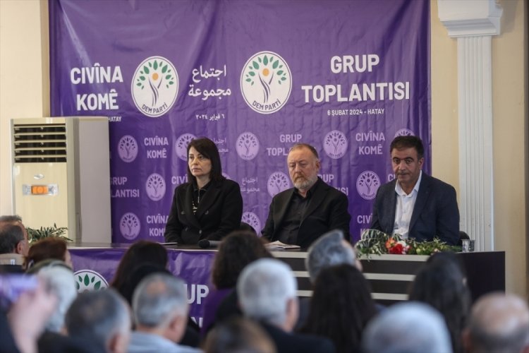 DEM Parti, Grup Toplantısı'nı Hatay'da ger&ccedil;ekleştirdi