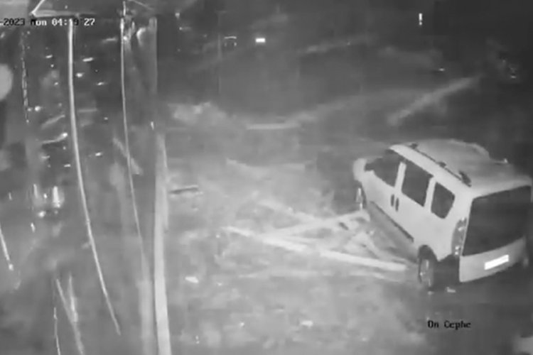 Hatay'da deprem anına ilişkin yeni g&ouml;r&uuml;nt&uuml; ortaya &ccedil;ıktı
