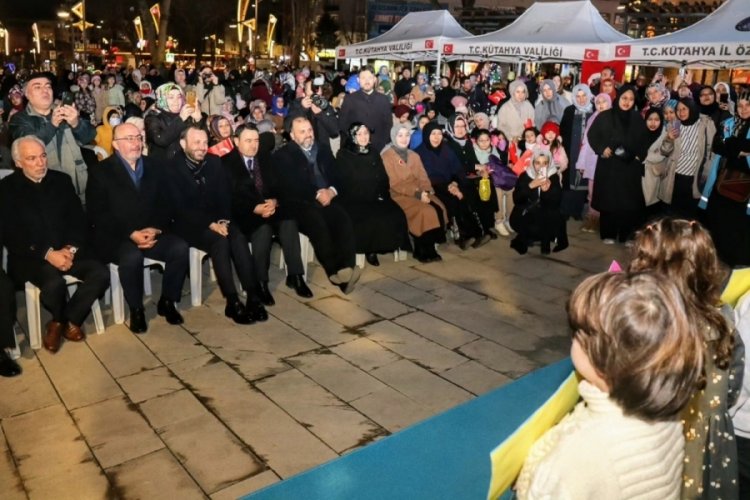K&uuml;tahya'da miniklerden kandil programı