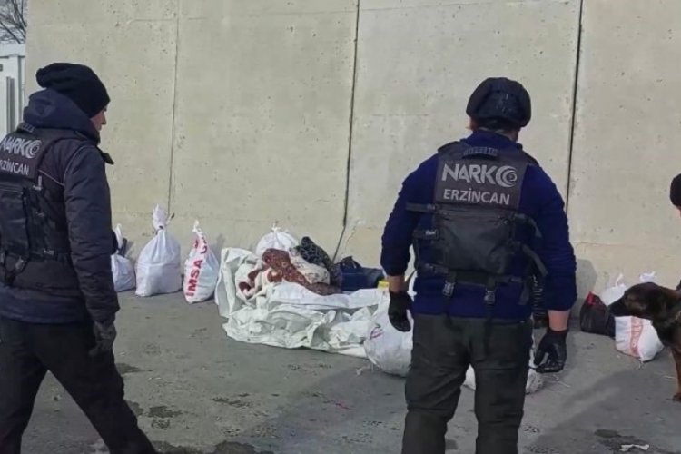 Erzincan'da 16 milyon TL değerinde uyuşturucu ele ge&ccedil;irildi