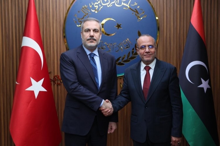 Hakan Fidan, Libya Başkanlık Konseyi Başkan Yardımcısı El-Lafi ile g&ouml;r&uuml;şt&uuml;