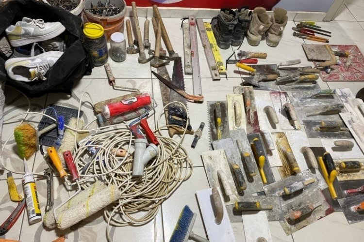 Balıkesir'de inşaatlardan hırsızlık yapan zanlı yakalandı