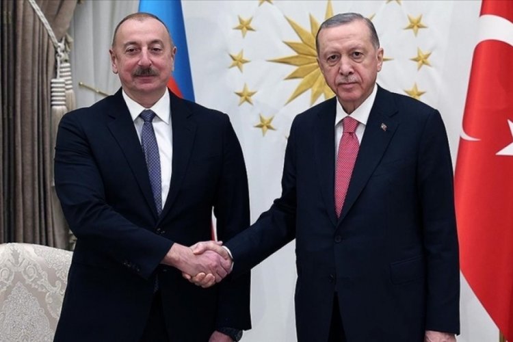 Erdoğan, Azerbaycan Cumhurbaşkanı Aliyev ile g&ouml;r&uuml;şt&uuml;
