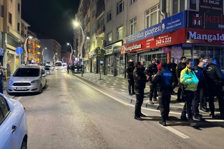 Bolu'da gece saatlerinde ortalık karıştı: 7 g&ouml;zaltı