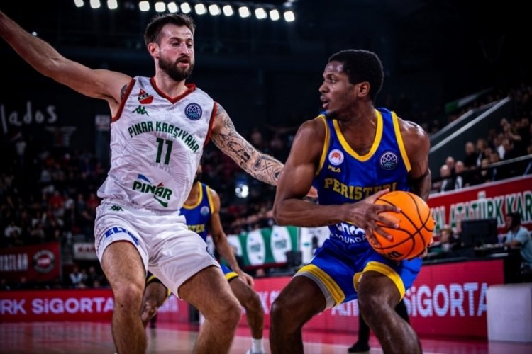 P. Karşıyaka, Peristeri'yi 93-88 mağlup etti