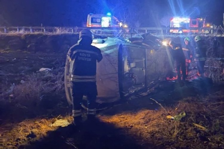 Konya'da katliam gibi kaza: 3 &ouml;l&uuml;, 3 yaralı