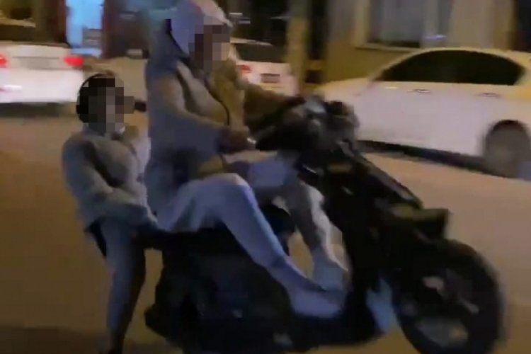 Bursa'da motosiklet s&uuml;r&uuml;c&uuml;s&uuml;n&uuml;n &ouml;l&uuml;mle imtihanı!
