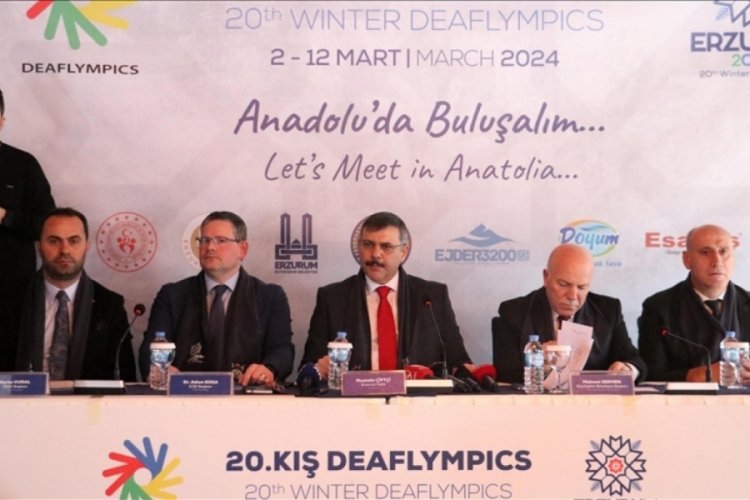 20. İşitme Engelliler Kış Olimpiyatları Erzurum'da ger&ccedil;ekleşecek