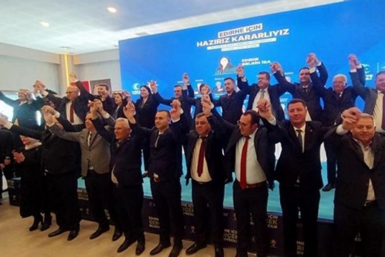 AK Parti'nin Edirne adayları belli oldu