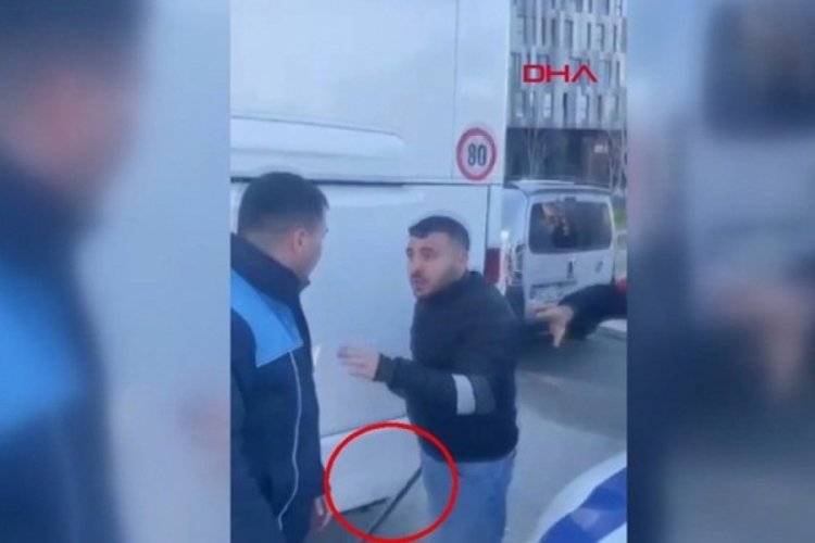 İstanbul'da zabıtaya d&ouml;ner bı&ccedil;aklı saldırı