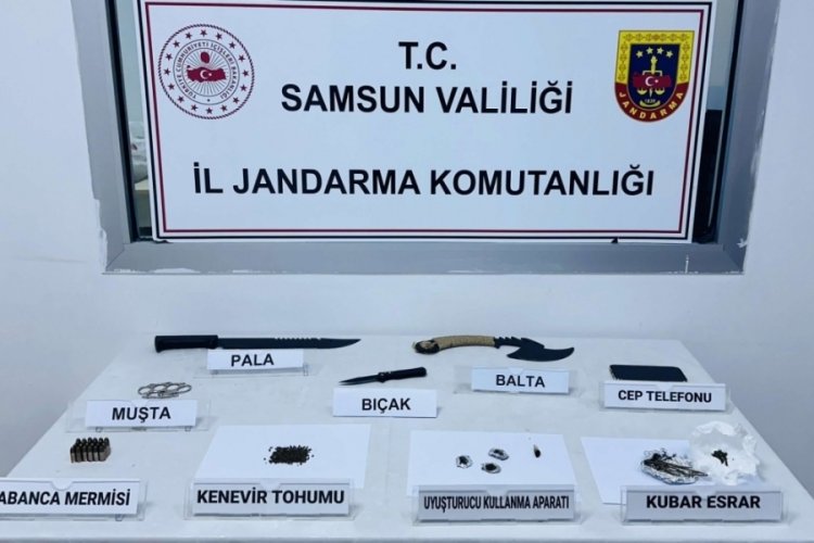 Samsun'da uyuşturucu operasyonu!