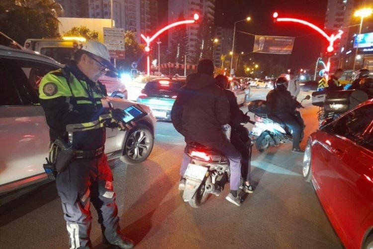 Adana'da motosiklet kullanıcılarına sıkı denetim