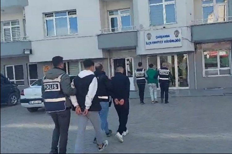 Samsun'da otomobil hırsızları yakalandı