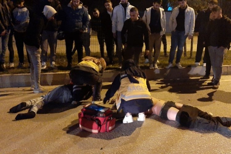 Tokat'ta otomobil ile motosiklet &ccedil;arpıştı: 2 yaralı