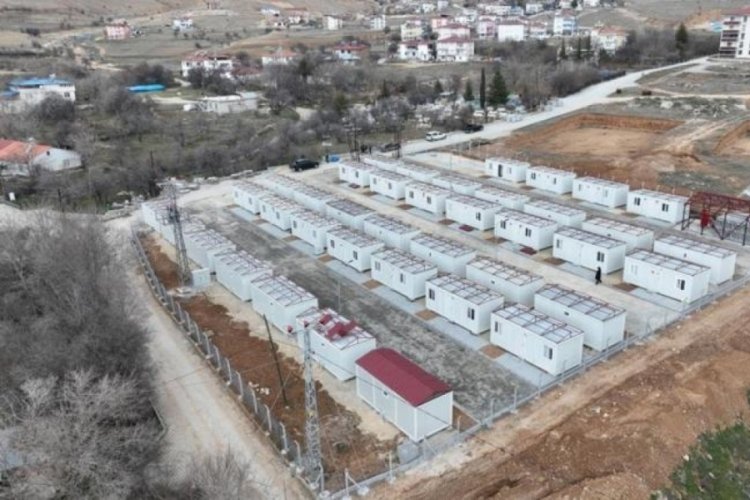 Tunceli'de konteyner kent yapımına başlandı