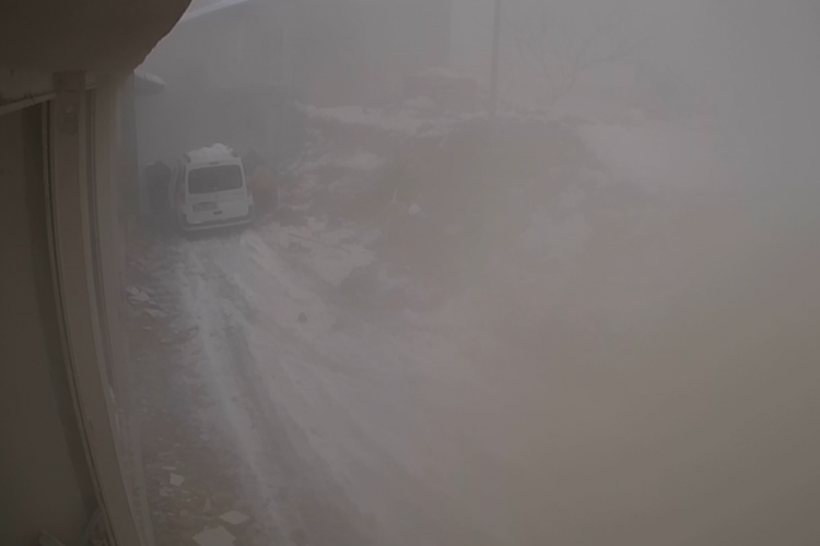 Malatya'da 6 Şubat'ta yaşanan deprem anının yeni g&ouml;r&uuml;nt&uuml;leri ortaya &ccedil;ıktı