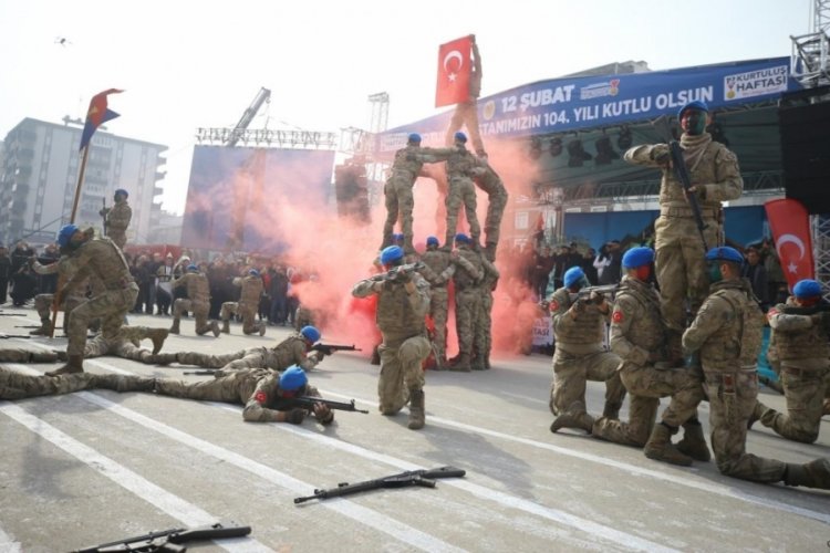 Kahramanmaraş'ın kurtuluşunun 104. yıl d&ouml;n&uuml;m&uuml; kutlandı