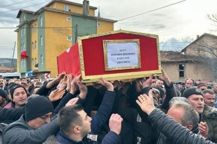Şehit &Ouml;zkardeş, son yolculuğuna uğurlandı!