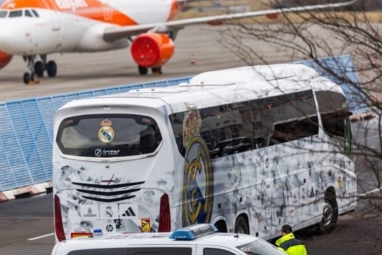 Real Madrid takım otob&uuml;s&uuml; kaza yaptı!
